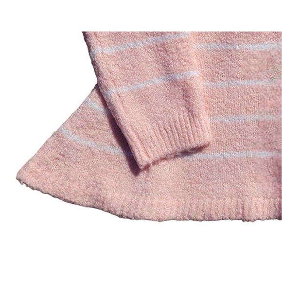 4T Toddler Girls' Loring Pink, White Stripe Pullover Sweater w/ Free Shipping - Picture 4 of 7